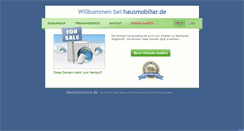 Desktop Screenshot of hausmobiliar.de